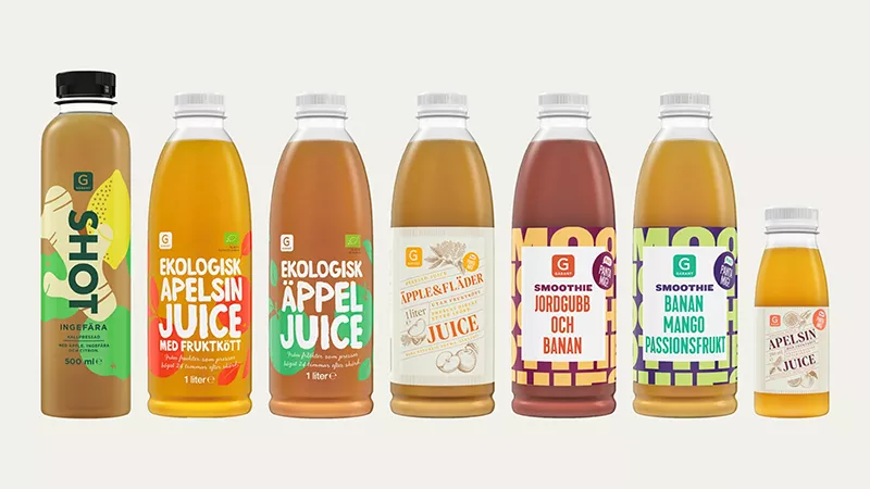 Sju nya pantbara juicer och smoothies från Garant.
