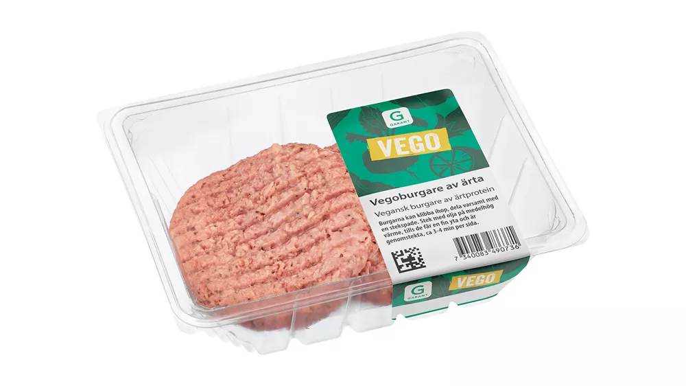 Vegoburgare från Axfoods varumärke Garant.