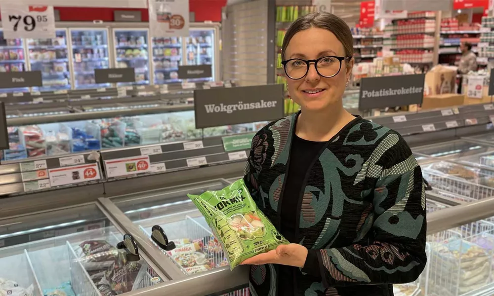 Nadja Dahlgren, förpackningsutvecklare för egna märkesvaror på Dagab