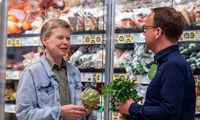 Åsa Domeij, hållbarhetschef på Axfood. 