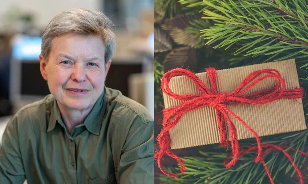 Åsa Domeij tipsar om hållbara julklappar.