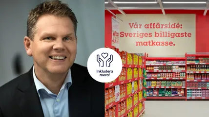 WIllys vd Nicholas Pettersson i en av Willys butiker