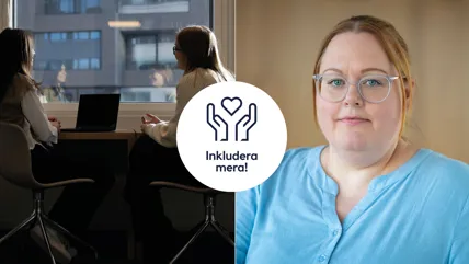 Medarbetare inom Axfoodkoncernen sitter bredvid varandra