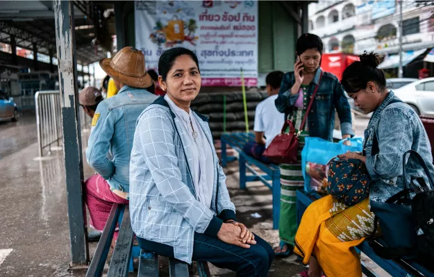 Ny app lanseras för migrantarbetare i Thailand.